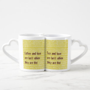 Coffee Tea Love Lovers Mugs