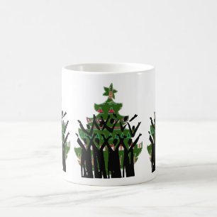 Coffee Tea Mug Christmas Carol Singers Gospel
