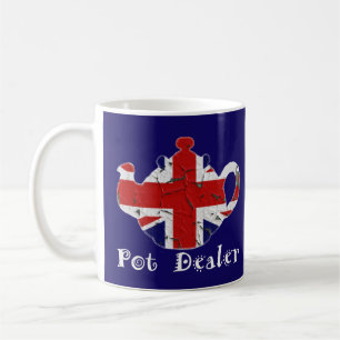 Coffee Tea Mugs Funny Pot Dealer British Teapot