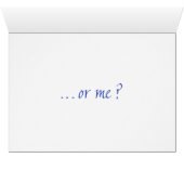 Coffee, Tea or Me? Cards (Inside Horizontal (Bottom))
