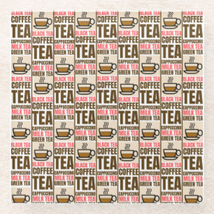 COFFEE TEA PATTERN, Coaster