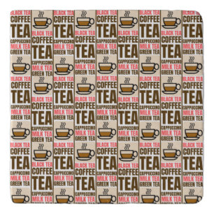 COFFEE TEA PATTERN, Trivet