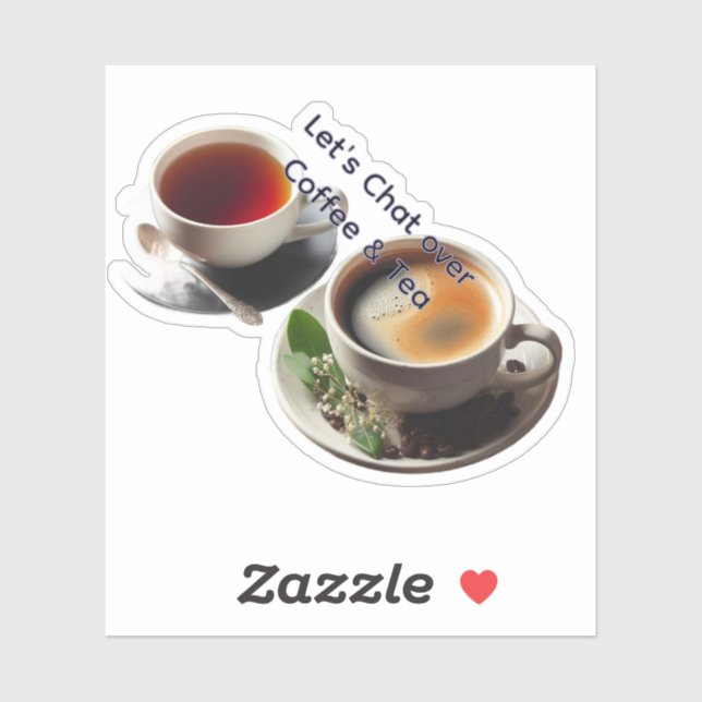 Coffee & Tea Sticker (Sheet)