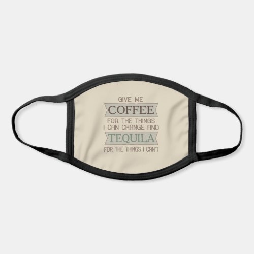 Coffee  Tequila  Funny Face Mask