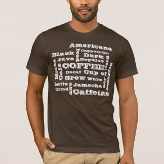 Coffee terms shirt