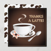 Coffee | Thank You Note Card (Front/Back)