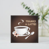 Coffee | Thank You Note Card (Standing Front)