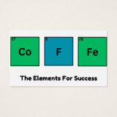 Coffee The Elements For Success Funny Motivational (Back)