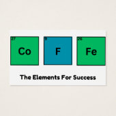 Coffee The Elements For Success Funny Motivational (Front)