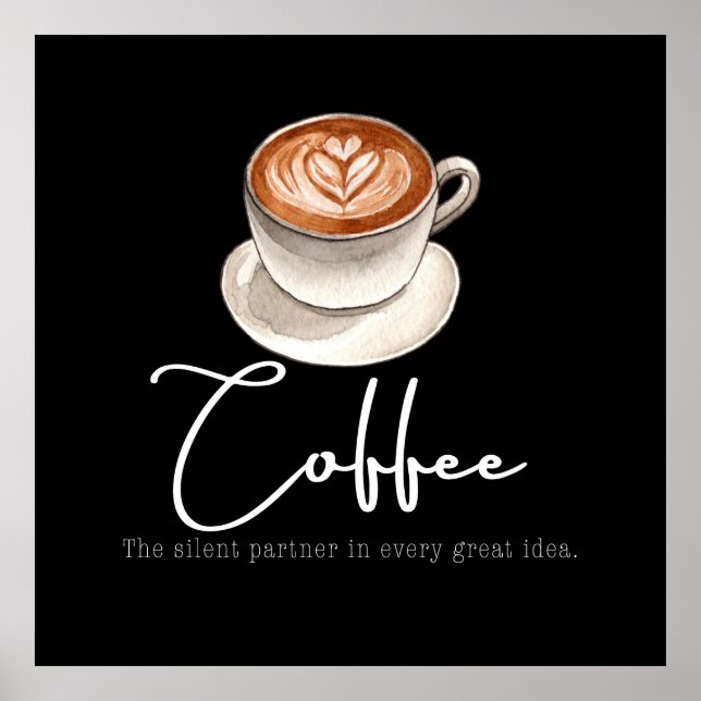 Coffee: The silent partner Poster (Front)