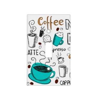 Coffee Theme Kitchen Light Switch Plate