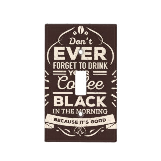 Coffee Theme Kitchen Light Switch Plate