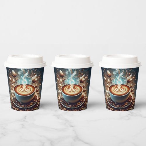 Coffee Theme Paper Cups