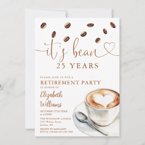 Coffee Themed Retirement Party