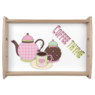 Coffee Themed Serving Tray