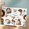 Coffee-Themed Thank You Cards, Thanks a Latte