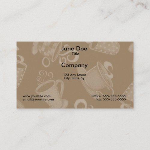 Coffee Time 2 Business Card