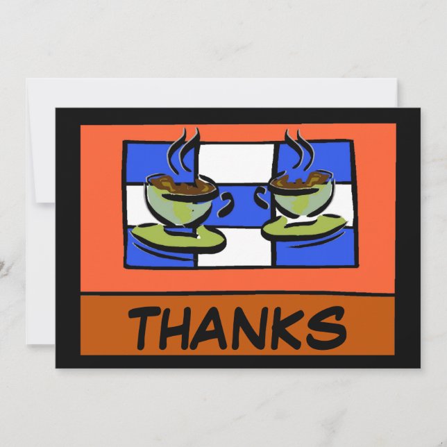 Coffee Time 2, PARTY TIME Invitation (Front)