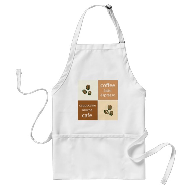 coffee time adult apron (Front)