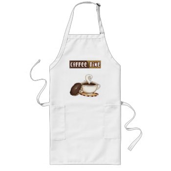 Coffee Time Apron by LulusLand at Zazzle