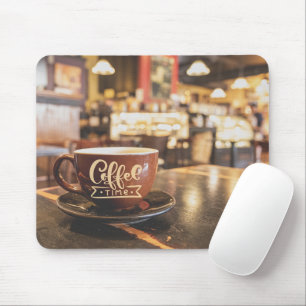 Coffee Time Cafe  Mouse Pad
