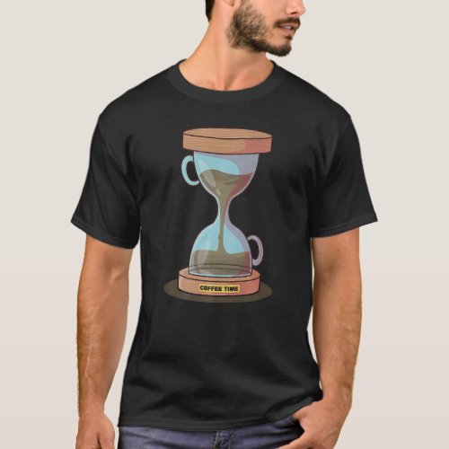 Coffee Time Caffeine Hourglass T_Shirt