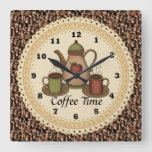 Coffee Time Clock at Zazzle