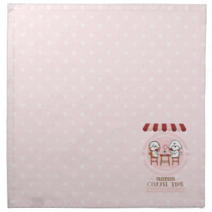 Coffee time cloth napkin