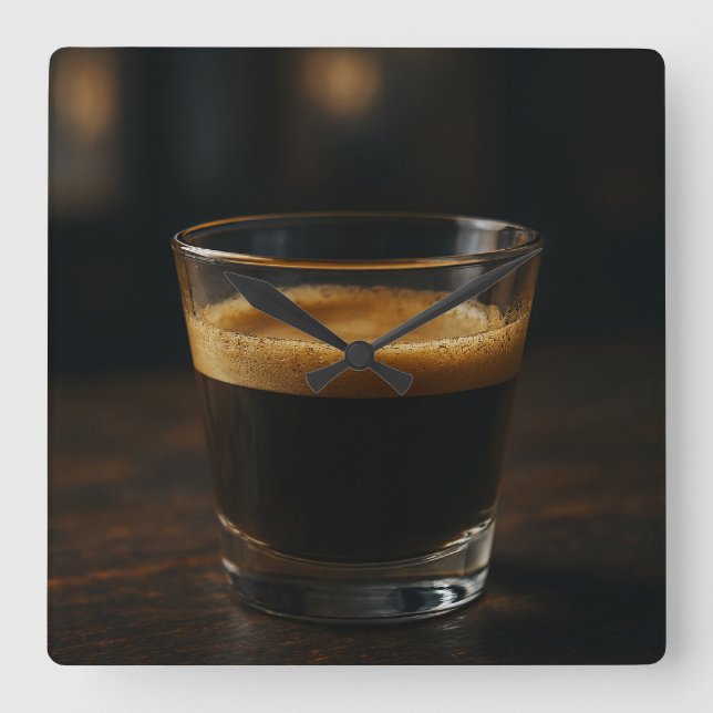 Coffee Time – Cozy Wall Clock (Front)