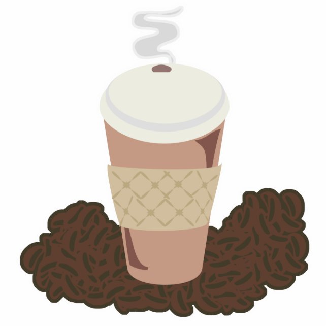 Coffee Time Cutout Sculpture (Front)