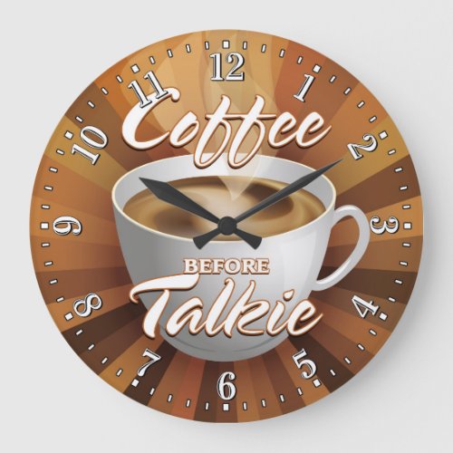 Coffee Time Decorative Wall Clock