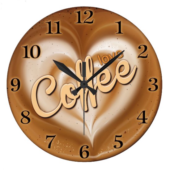Coffee Time Decorative Wall Clock