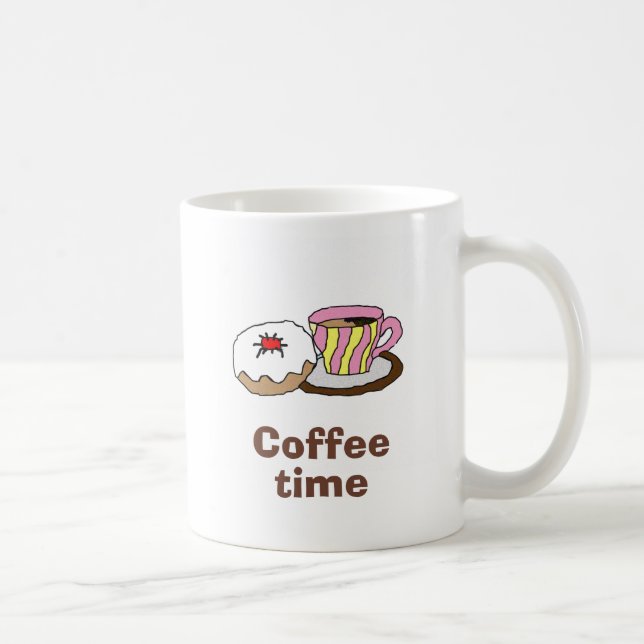 Coffee Time - Doughnut and Coffee Mug (Right)
