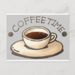 Coffee-time-free-clipart--400.jpg Postcard at Zazzle