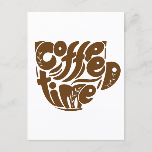 Coffee time Fun for everyone Postcard