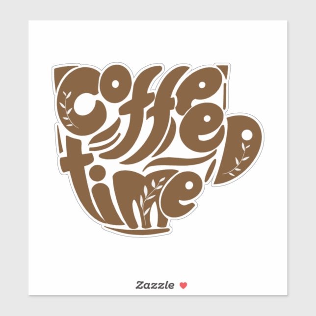 Coffee time Fun for everyone Sticker (Sheet)