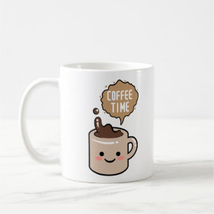 coffee time funny kawaii coffee mug