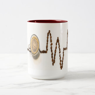 Coffee time hart diagram mug