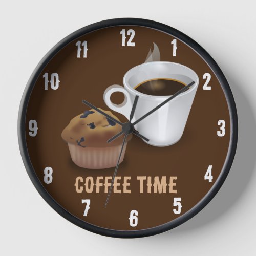 Coffee Time  Kitchen Clock