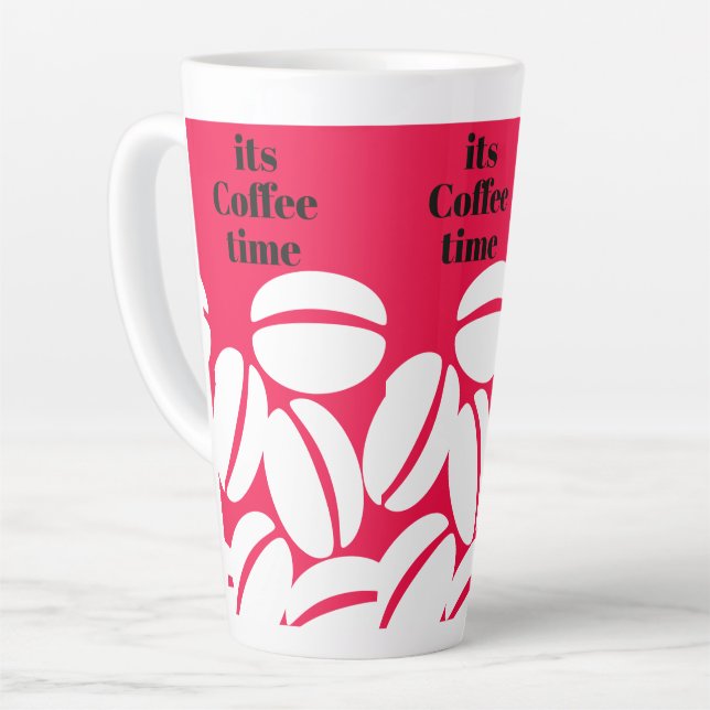 coffee time  latte mug (Left Angle)