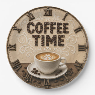 Coffee Time  Paper Plates