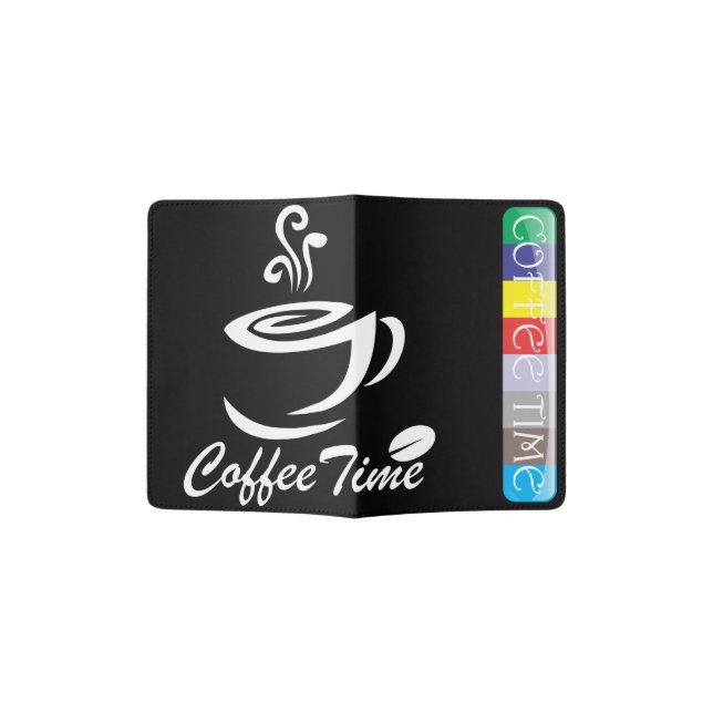 Coffee Time Passport Holder (Opened)
