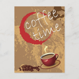 Coffee Time Postcard