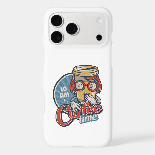 Coffee Time Retro Coffee Lover Vintage Caffeine iPhone 17 Pro Max Case