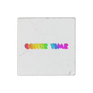 COFFEE TIME STONE MAGNET
