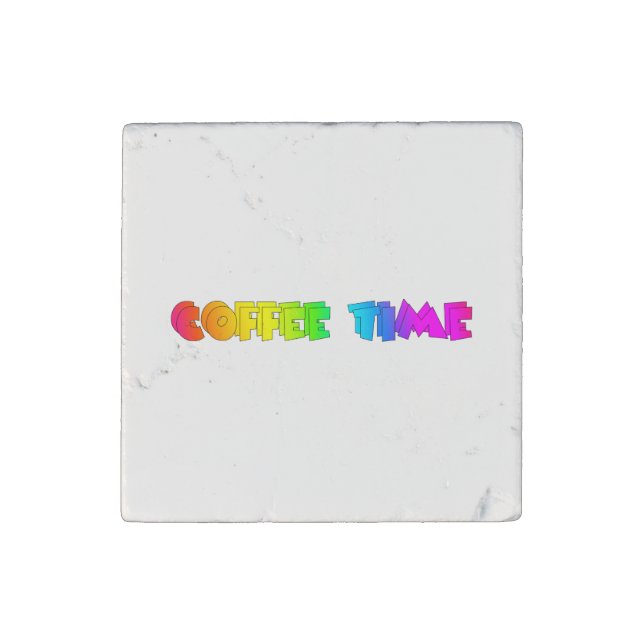 COFFEE TIME STONE MAGNET (Front)