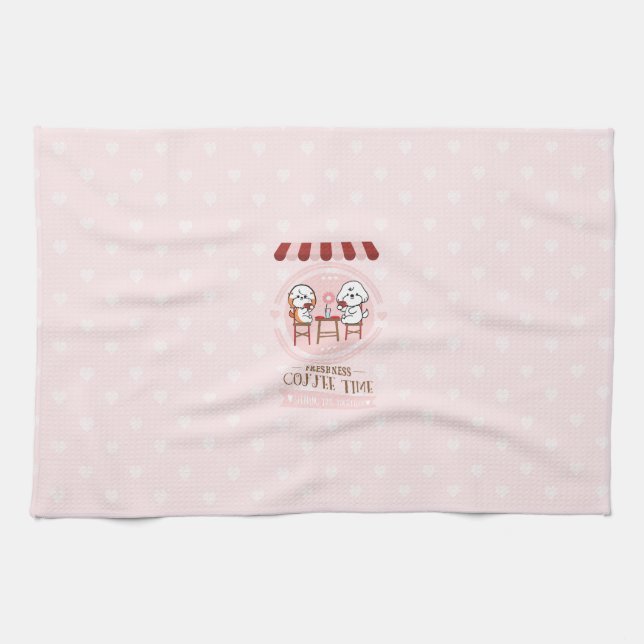 Coffee time towel (Horizontal)