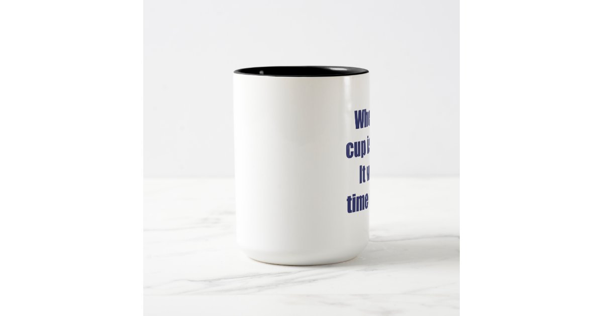 Coffee Time Two-Tone Coffee Mug | Zazzle