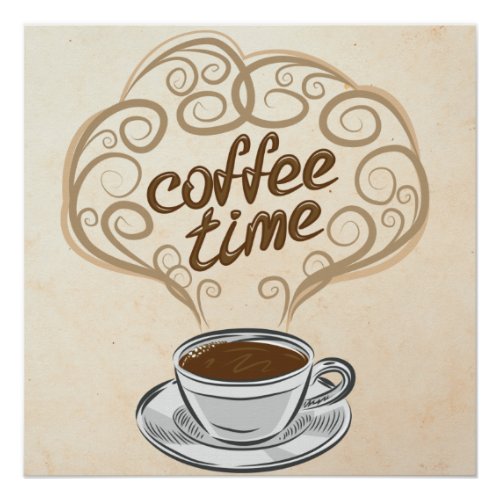 Coffee Time Wall Art Digital Prints