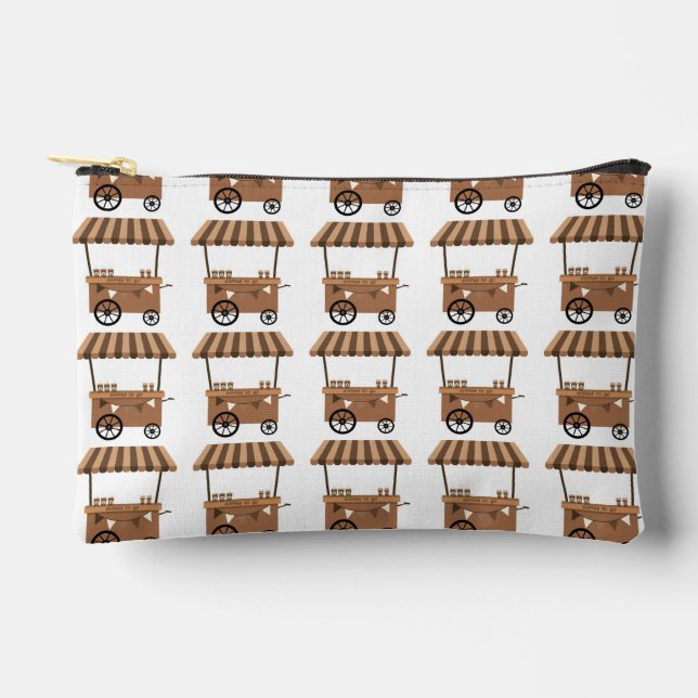 "Coffee to Go" Accessory Pouch (Front)